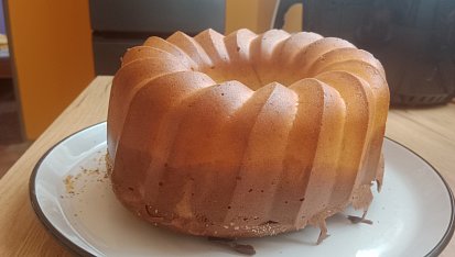 Hrníčková bábovka s tvarohem a olejem