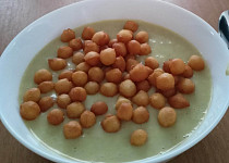 Krémová polévka pórková s brambory