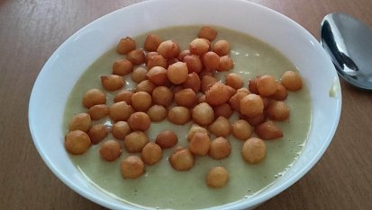 Krémová polévka pórková s brambory