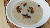Žampionová polévka low carb