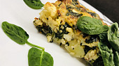 Gnocchi zapečené se špenátem a třemi druhy sýrů