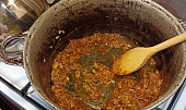 Dršťková polévka (Základ cibule s paprikou na sádle)