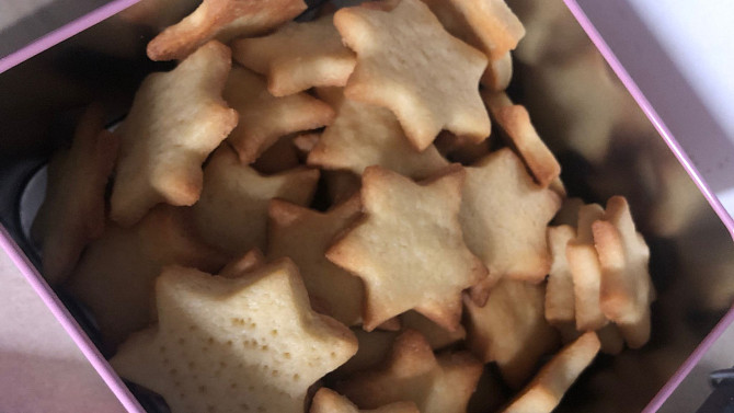 Hvězdičkové máslové sušenky