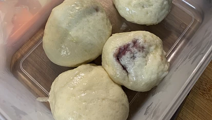 Kynuté ovocné knedlíky, Super obří knedlíky doporučuju