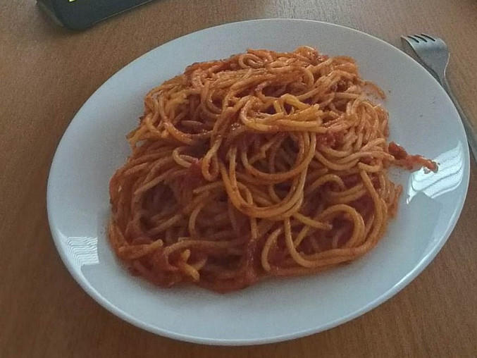Špagety se Salsa napoletana, Nandáno