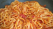 Špagety se Salsa napoletana, Uvařeno