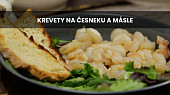 Krevety na česneku a másle
