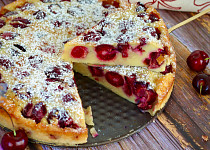 Francouzská třešňová bublanina (Clafoutis)