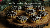 Košíčky plněné ořechovou náplní