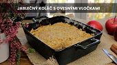 Jablečný koláč s ovesnými vločkami