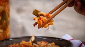 Korejské kimči (kvašená národní zdravá pochoutka)
