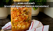 Korejské kimči (kvašená národní zdravá pochoutka)