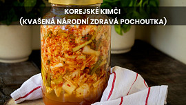 Korejské kimči (kvašená národní zdravá pochoutka)