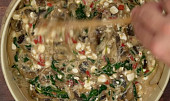 Špenátový quiche bez mouky