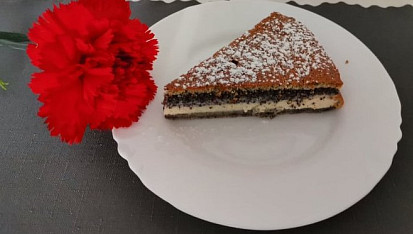 Makové řezy s podivným názvem Čuč na drát