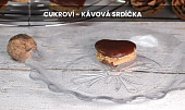 Cukroví - kávová srdíčka