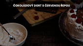 Čokoládový dort s červenou řepou