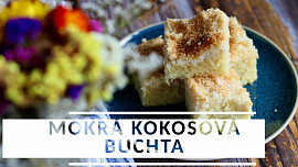 Mokrá kokosová buchta