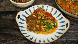 Steaky z vepřové panenky se zeleninou