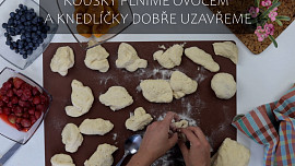 Kynuté ovocné knedlíky