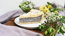 Německý dort s mákem a tvarohem