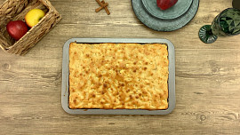 Šťavnatý fofr koláč (buchta) plný jablek