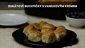 Dukátové buchtičky s vanilkovým krémem