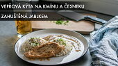 Vepřová kýta na kmínu a česneku, zahuštěná jablkem