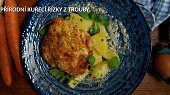 Marinované přírodní kuřecí řízky z trouby