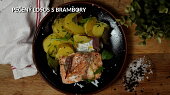 Pečený losos s brambory