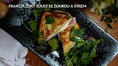 Francouzský toust se šunkou a sýrem