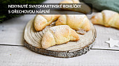 Nekynuté svatomartinské rohlíčky s ořechovou náplní
