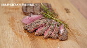 Rump steak v bylinkách