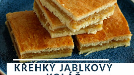 Křehký jablkový koláč