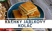 Křehký jablkový koláč