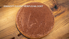 Kakaový olejový korpus na dort