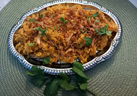 Indické kuřecí biryani