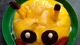 Ovocný dort Pikachu