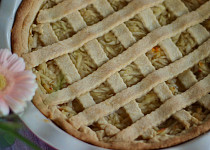 Jablečný linecký koláč