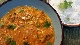 Murgh korma – indická kuřecí korma s ořechy