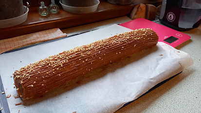 Roláda, Krásně se povedla..moje první....jiný krém,ale dokonalá