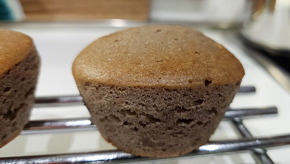 Banánové muffiny plněné Nutellou
