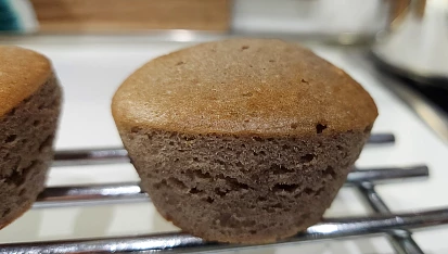 Banánové muffiny plněné Nutellou
