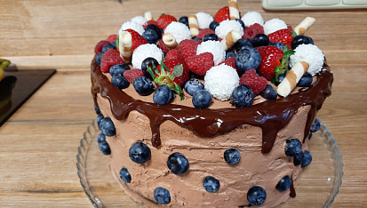 Čokoládový dort s mascarpone alias čokoládový sen