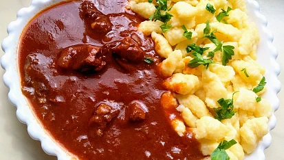 Hovězí tokáň na víně - oblíbené jídlo Václava Havla, Hovězí tokáň na víně