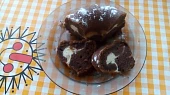 Kakaová bábovka s tvarohem, Už je skoro sež..spapaná.;-)