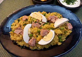 Rychlá indická kořeněná rýže kedgeree