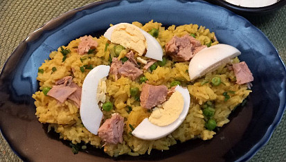 Rychlá indická kořeněná rýže kedgeree