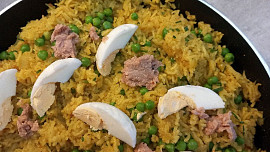 Rychlá indická kořeněná rýže kedgeree