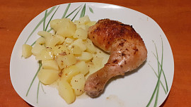 Pečené kuře po chalupářsku
